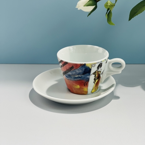 Bộ Ly sứ Ancap Cappuccino Passerella Italiana Sogg.3, 180ml