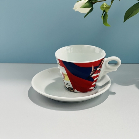 Bộ Ly sứ Ancap Cappuccino Passerella Italiana Sogg.5, 180ml