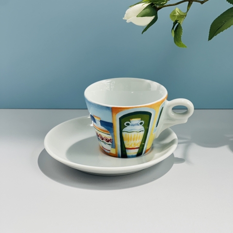 Bộ Ly sứ Ancap Cappuccino Egeo Sogg.3, 180ml