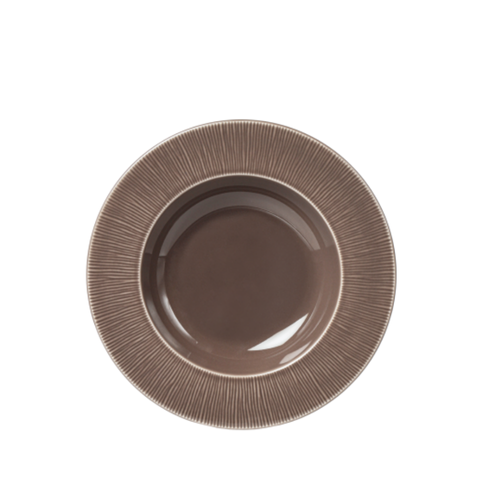 Đĩa sứ Baralee Neo Silk Deep Plate Creamy Mocha 22.5 cm