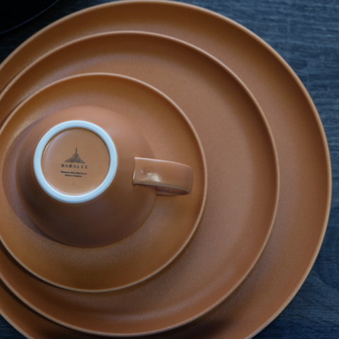 Đĩa sứ Baralee FINE PLUS Coupe Plate 26cm Teracotta Sand