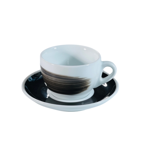 Ly sứ Ancap Cappuccino vẽ thân Màu đen, 180ml
