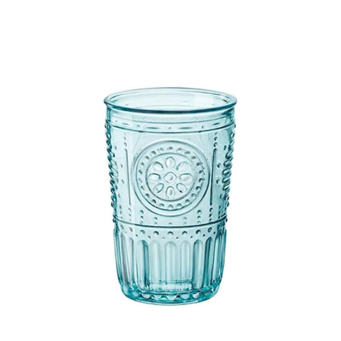 Ly thủy tinh Bormioli Rocco Romantic Water Màu Xanh Dương 340ml