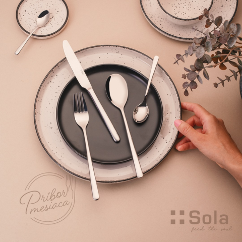 Dao inox Sola Switzerland City all mirror Table Knife