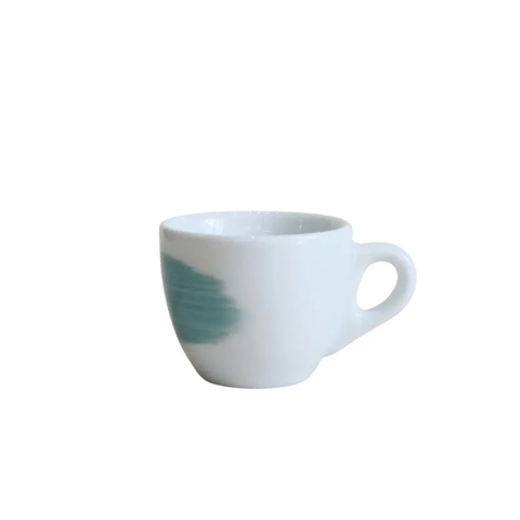 Ly sứ Ancap Espresso vẽ thân màu xanh ngọc, 75ml