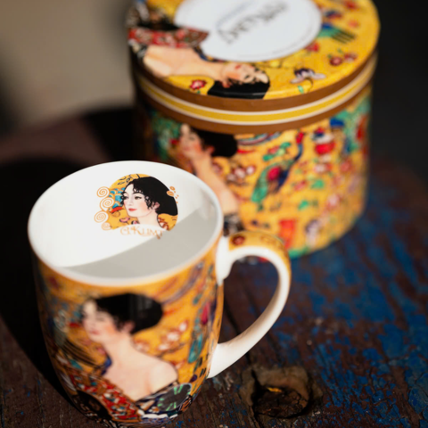 Ly sứ Carmani Dama z wachlarzem -  G. Klimt  - 400ml
