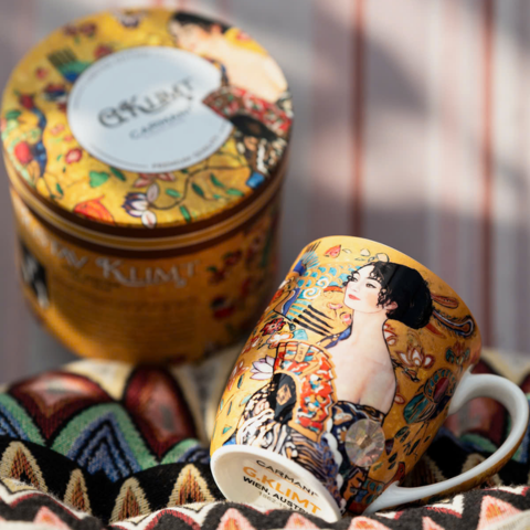 Ly sứ Carmani Dama z wachlarzem -  G. Klimt  - 400ml