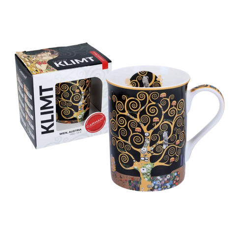 Ly sứ Carmani Mug Classic New - G. Klimt, The Tree of Life 400ml