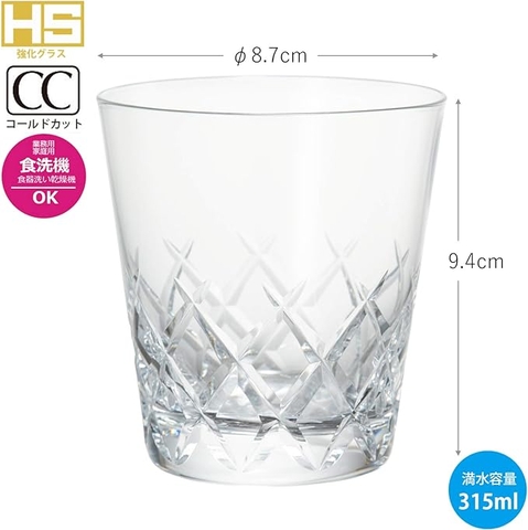 Ly thủy tinh Toyo Sasaki Glassware Tumbler REGINA, 315ml