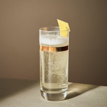 Ly thủy tinh Libbey Envy Beverage 1cm Gold band 350ml