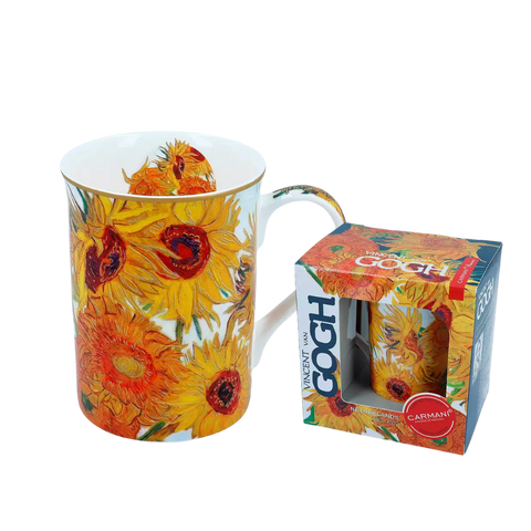 Ly sứ Carmani Mug Classic New - V. van Gogh, Sunflowers 400ml