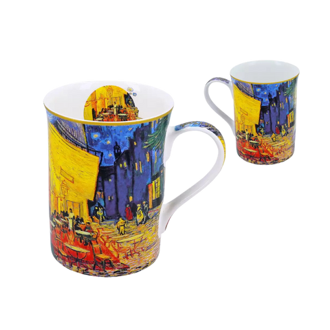 Ly sứ Carmani Mug Classic New - V. van Gogh, Cafe Terrace at Night 400ml