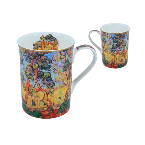 Ly sứ Carmani Mug Classic New - V. van Gogh, Garden 400ml