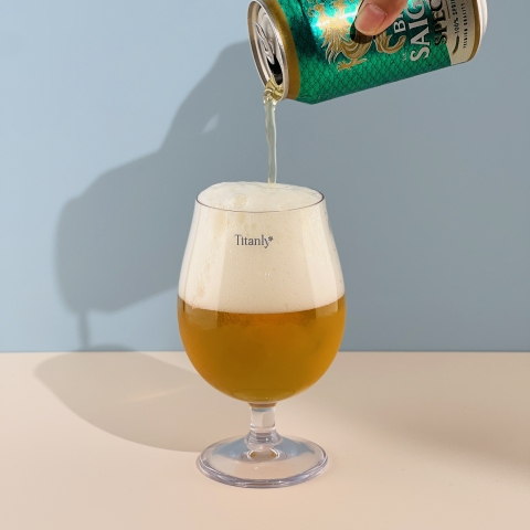 WTW-833U -   Titanly Beer Glass -  495ml - 12 cái/thùng