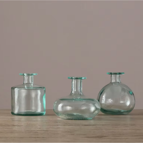 Bình hoa thủy tinh tái chế VSM Florero Botella 12cm