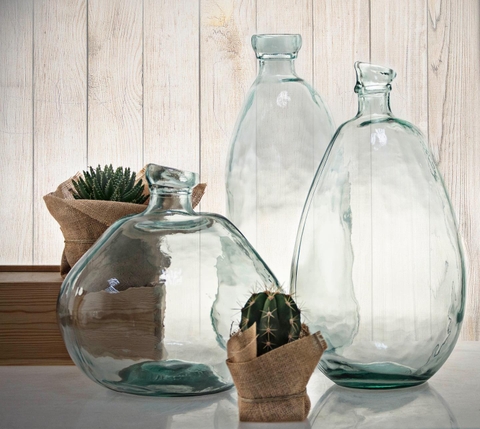 Bình hoa thủy tinh tái chế VSM Jarron Simplicity 47cm