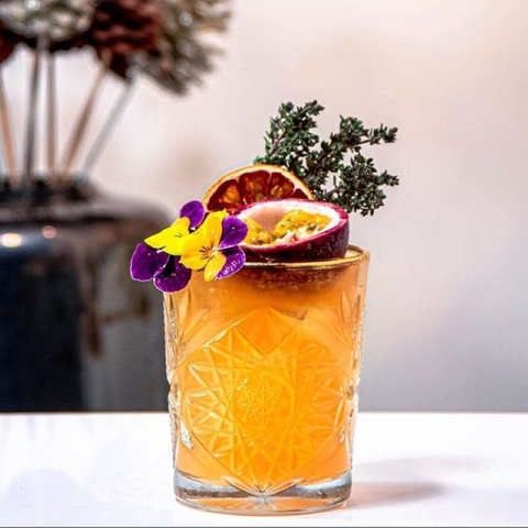 Ly thủy tinh Libbey Hobstar DOF Gold Rim 350ml