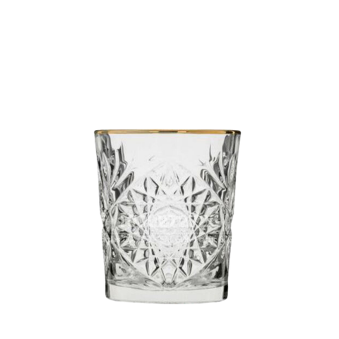 Ly thủy tinh Libbey Hobstar DOF Gold Rim 350ml