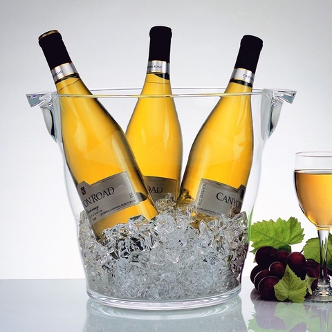 Xô nhựa Prodyne Acrylic Grand Wine Bucket Clear Bulk