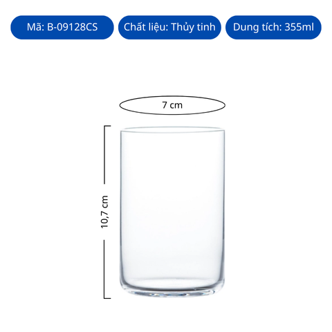 Ly thủy tinh Toyo Sasaki Tumbler Usurai 355ml