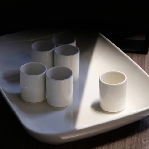 091905A - Hũ sứ Baralee Simple Plus Toothpick Holder