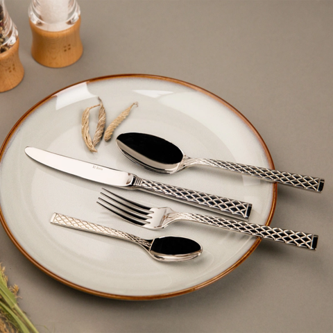 Nĩa Sola Switzerland Coco Deco all mirror Table Fork - Dày 4mm