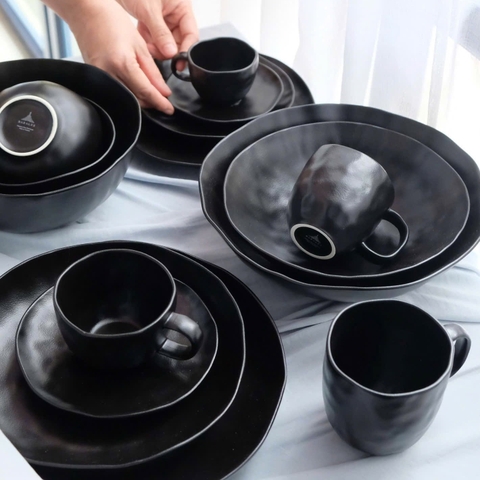 101511-L030 - Bát/ chén Baralee ORNA Black Bowl 12 cm (4 3/4