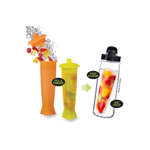 Bình nước Prodyne INFUSE & CHILL Fruit Infusion Ice Molds, Set of 2  148ml