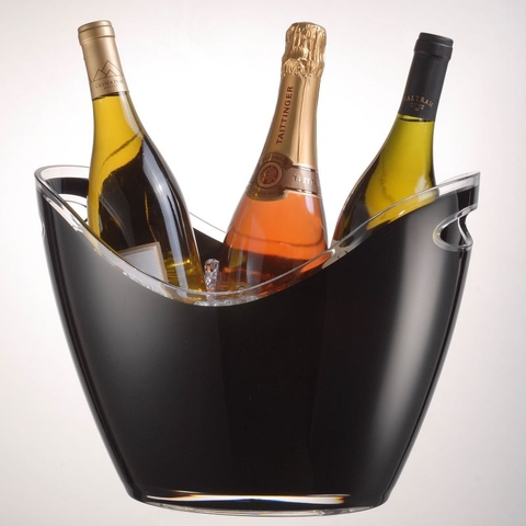 Xô nhựa Prodyne Vino Gondola Bucket 4 Bottle Black