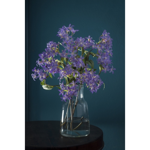 Hoa giả bằng vải - Đinh hương màu tím