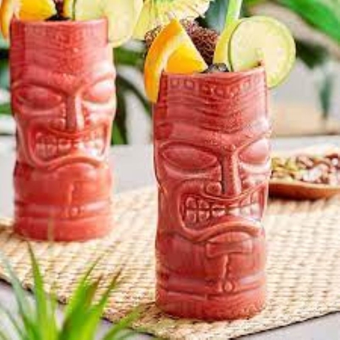 Ly sứ Libbey TIKI  TUMBLER - RED 20 OZ, 592ml