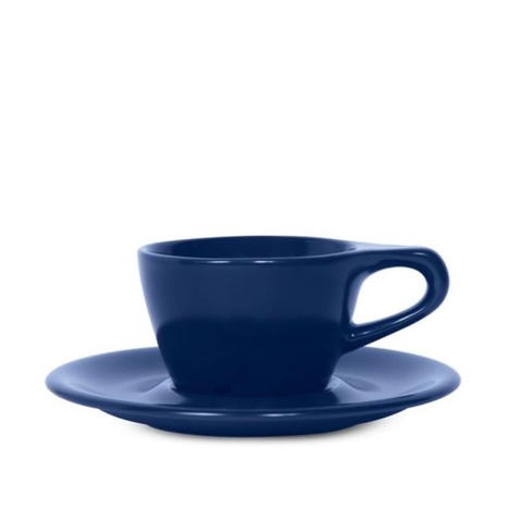 Bộ đĩa và Ly sứ NotNeutral Dk Blue LINO Sgl Capp Cup/Scr, 150ml
