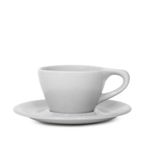 Bộ đĩa và Ly sứ NotNeutral Lt Gray LINO Dbl Capp Cup/Scr, 180ml