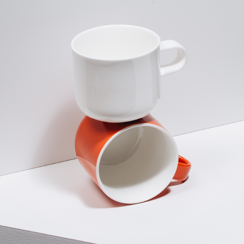 Ly sứ ACME Bobby Mug Milk (White), 300ml