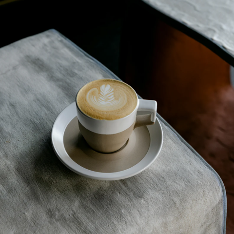 Bộ đĩa và ly gốm notNeutral White Pico capp/latte 180ml