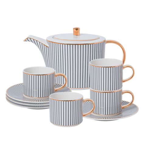 Ấm trà sứ Baralee Prominence Straight Tea Pot With Lid 1000ml