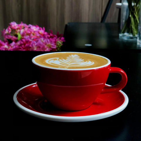 Ly sứ ACME Espresso Range Latte Cup Rata (Red),  280ml