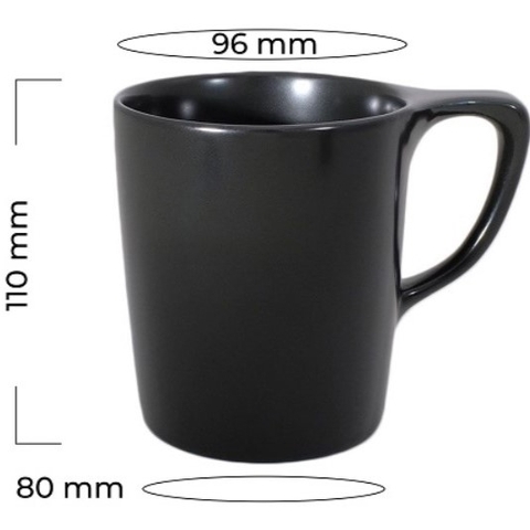 Ly sứ NotNeutral Black LINO 16oz Coffee Mug, 475ml