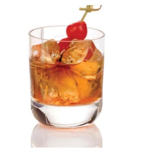 Libbey Everest Rocks Drinkglazen - Set Van 6, 266 Ml, Stapelbaar & Vaatwasserbestendig, Hoge Kwaliteit Geperst Glas