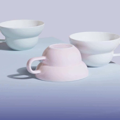 Đĩa sứ ACME Bibby Saucer Milk (White), 15cm