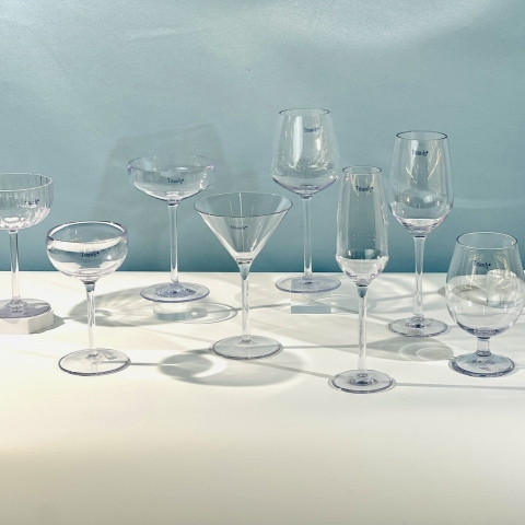 Ly nhựa tritan Titanly Martini Glass 250ml