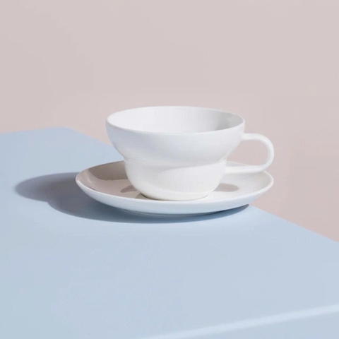 Đĩa sứ ACME Bibby Saucer Milk (White), 15cm
