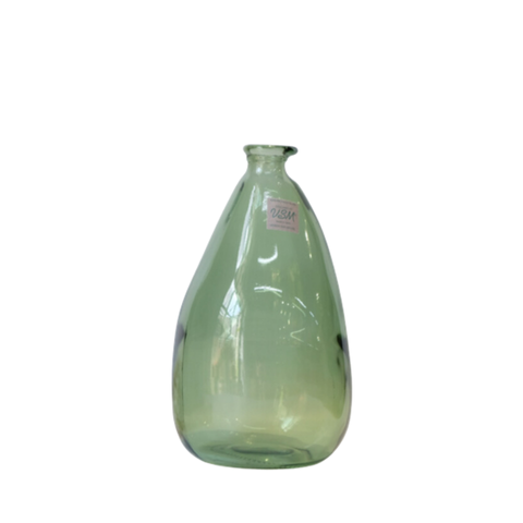 Bình hoa thủy tinh tái chế VSM Jarron Simplicity Màu xanh lá cây 36cm