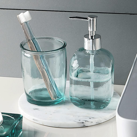 Bình đựng dung dịch thủy tinh tái chế VSM Dosificador Baño 450ml
