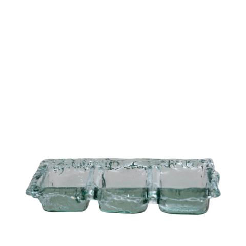 Khay thủy tinh tái chế VSM Bandeja Pandora 3 Sets 33cm
