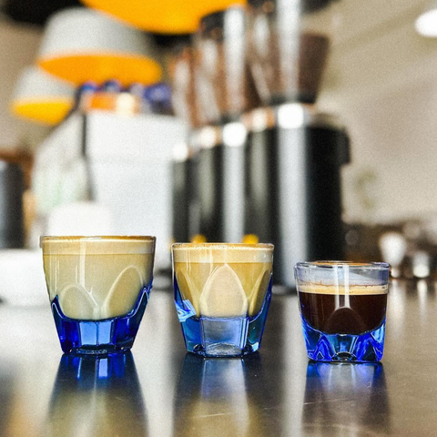 Ly thủy tinh notNeutral VERO Cortado Glass - Ocean Blue