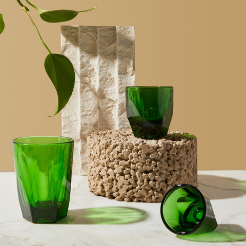 Ly thủy tinh notNeutral VERO Cortado Glass - Emerald Green
