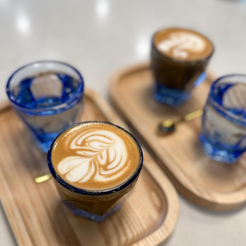 Ly thủy tinh notNeutral VERO Cortado Glass - Ocean Blue