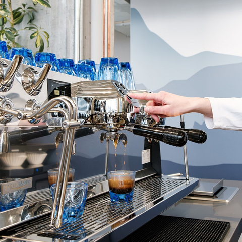 Ly thủy tinh notNeutral VERO Espresso Glass - Ocean Blue