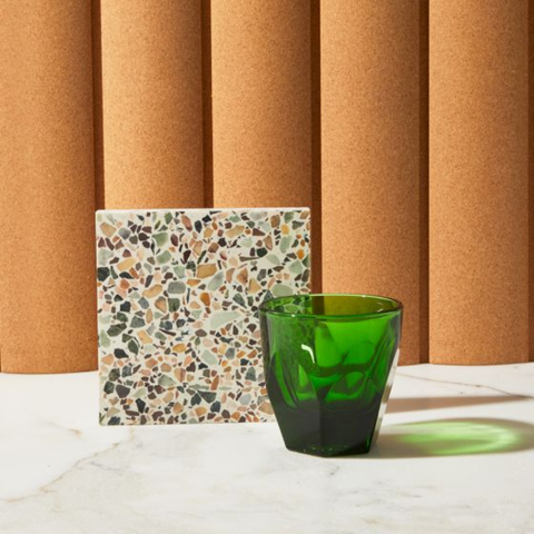 Ly thủy tinh notNeutral Vero cappuccino cup, emerald green